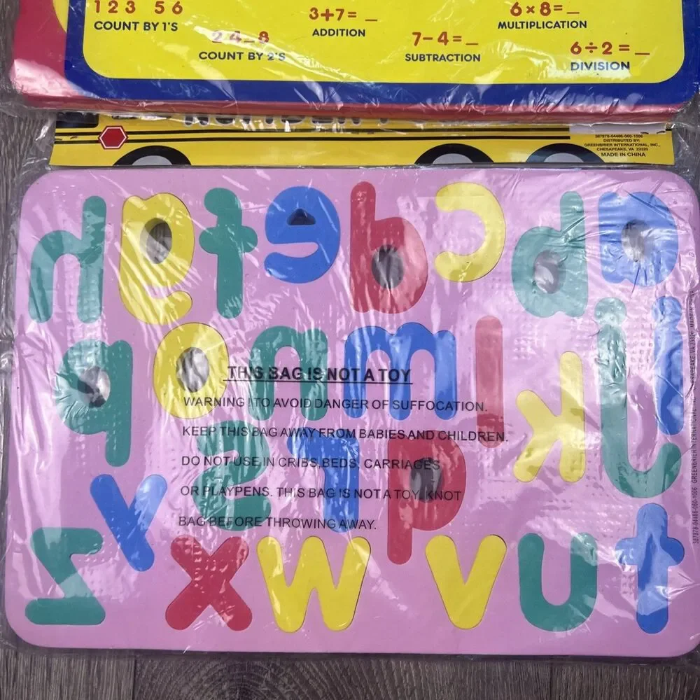 Unbranded foam numbers